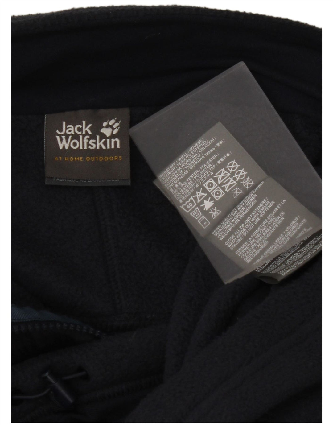 Męska kurtka polarowa JACK WOLFSKIN UK 44/46 XL, granatowa, poliester