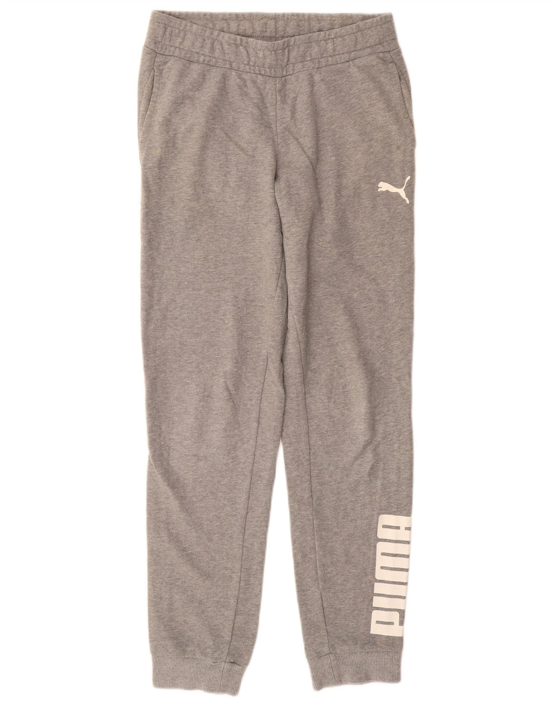Damskie spodnie dresowe PUMA z grafiką Joggers UK 8 Small Grey