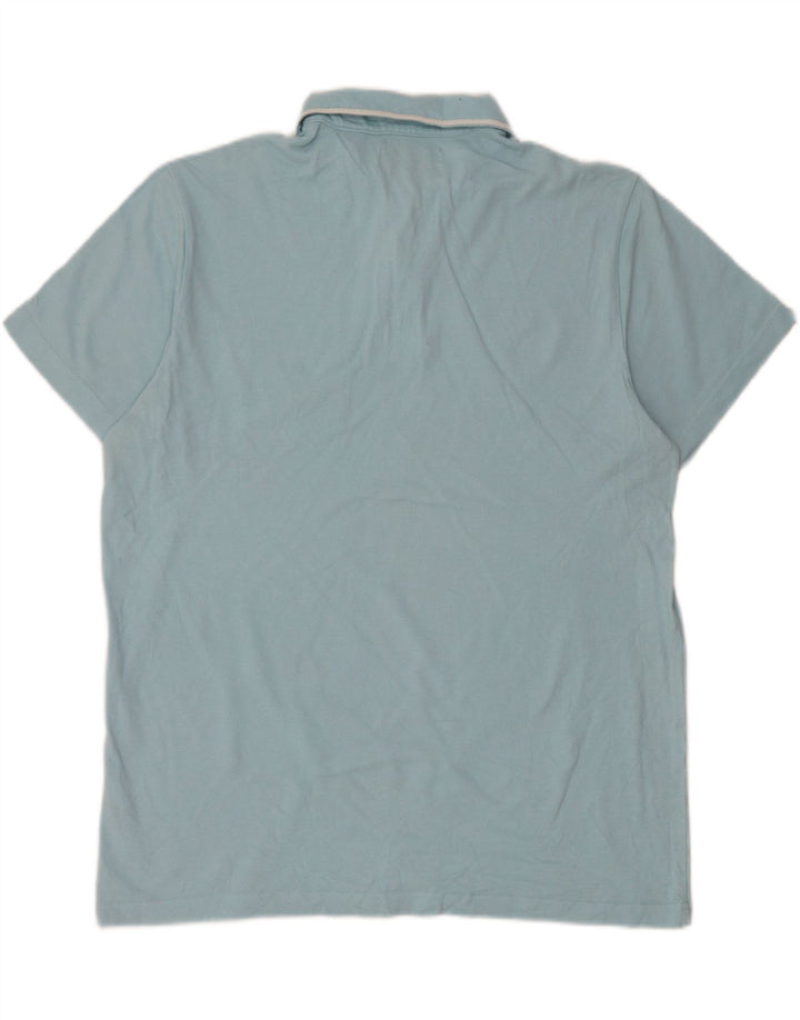 Męska koszulka polo Penguin XL, niebieska, bawełniana
