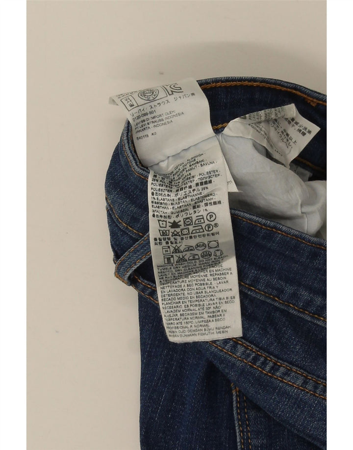Damskie jeansy Levi's 715 Bootcut W32 L32 Niebieskie bawełniane