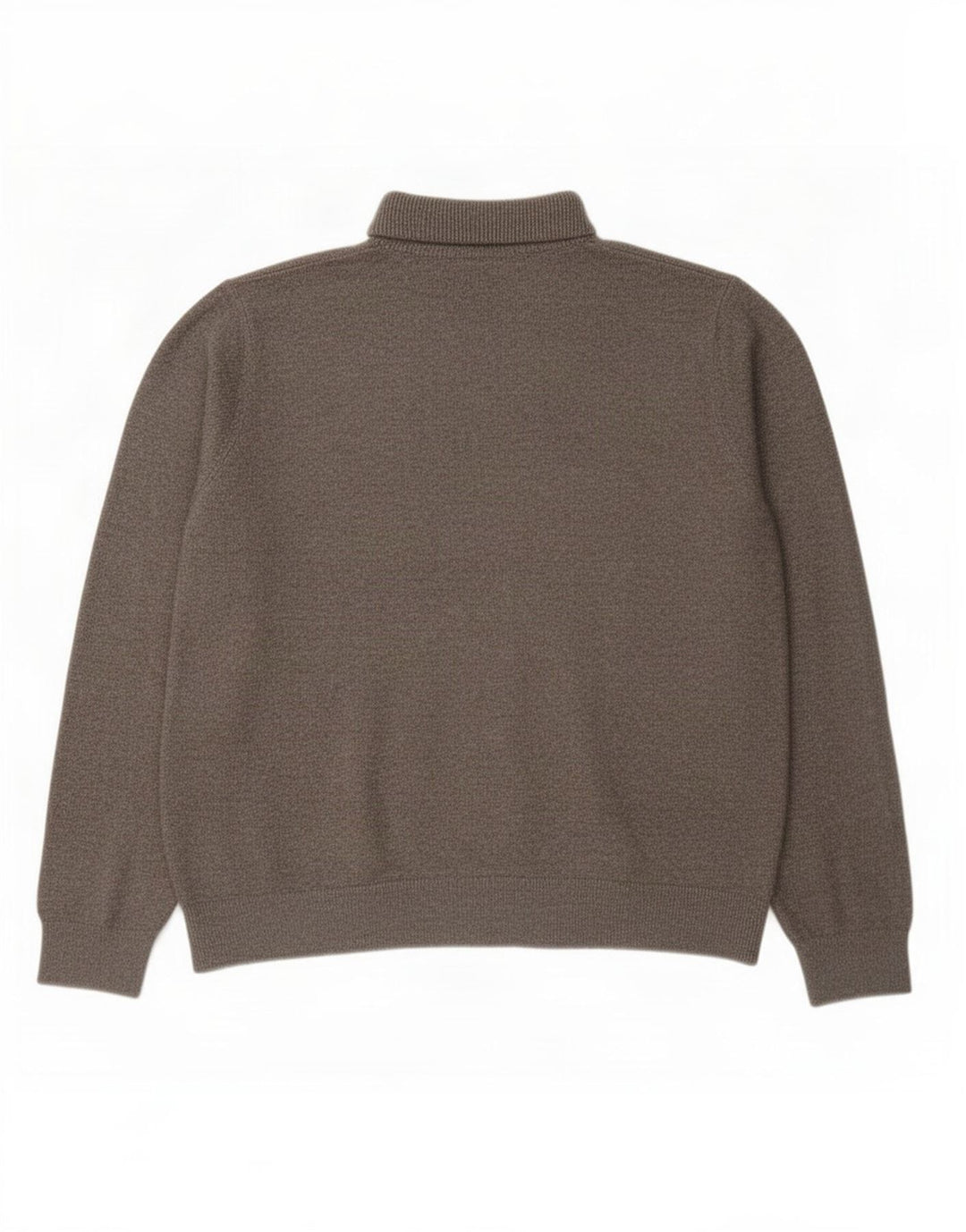 Marks & Spencer Damski sweter z golfem, UK 14, średni szary poliester