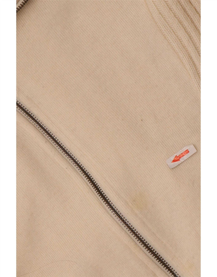 Sweter damski Woolrich UK 10, mały, z białej bawełny
