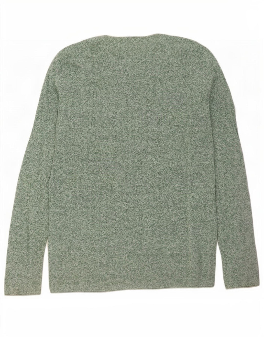 Męski sweter Zara z dekoltem w łódkę, duży, zielony, nakrapiany