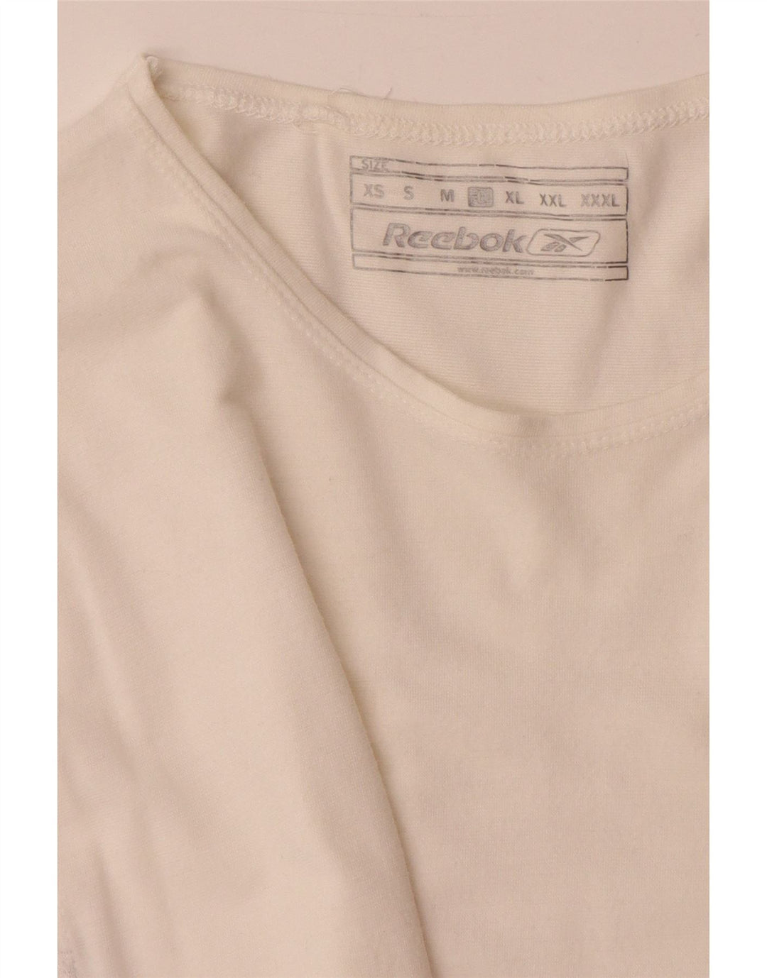 Męska koszulka Reebok z grafiką, duża, biała wiskoza