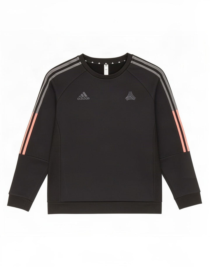 Męska bluza Adidas z grafiką, średni czarny poliester