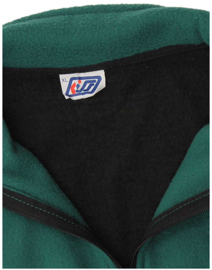 Męska bluza polarowa KISS XL, czarna, z blokami kolorów, bawełniana