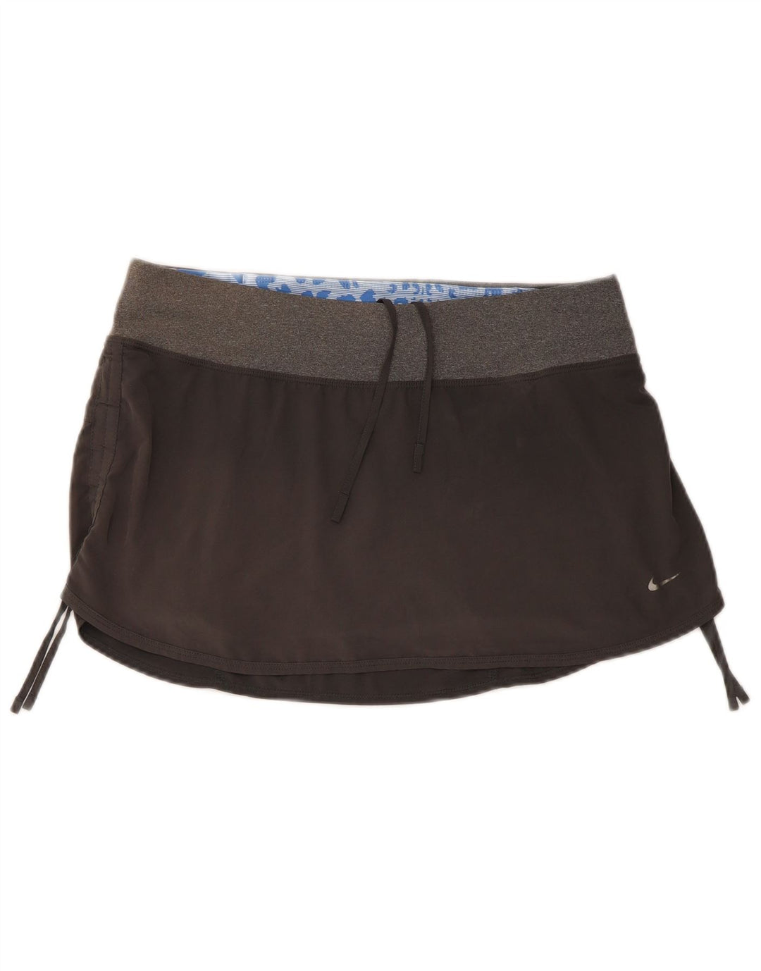Nike Damskie Sport Skort UK 14 Duży szary poliester z blokami kolorów
