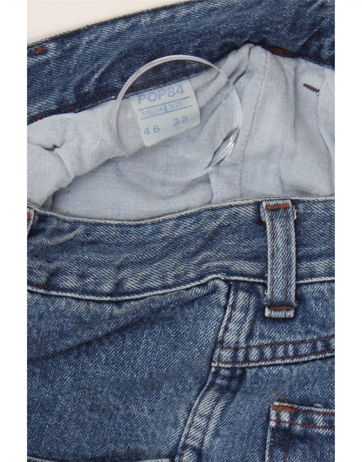 POP 84 Womens Tapered Jeans W32 L27 Blue Cotton Vintage POP 84 and Second-Hand POP 84 from Messina Hembry 