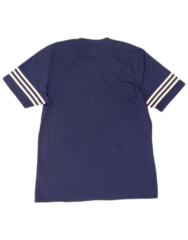 Adidas Męska koszulka Climalite Top, duża, granatowa, z poliestru