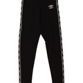 Damskie legginsy graficzne Umbro UK 10, małe, czarne, bawełniane