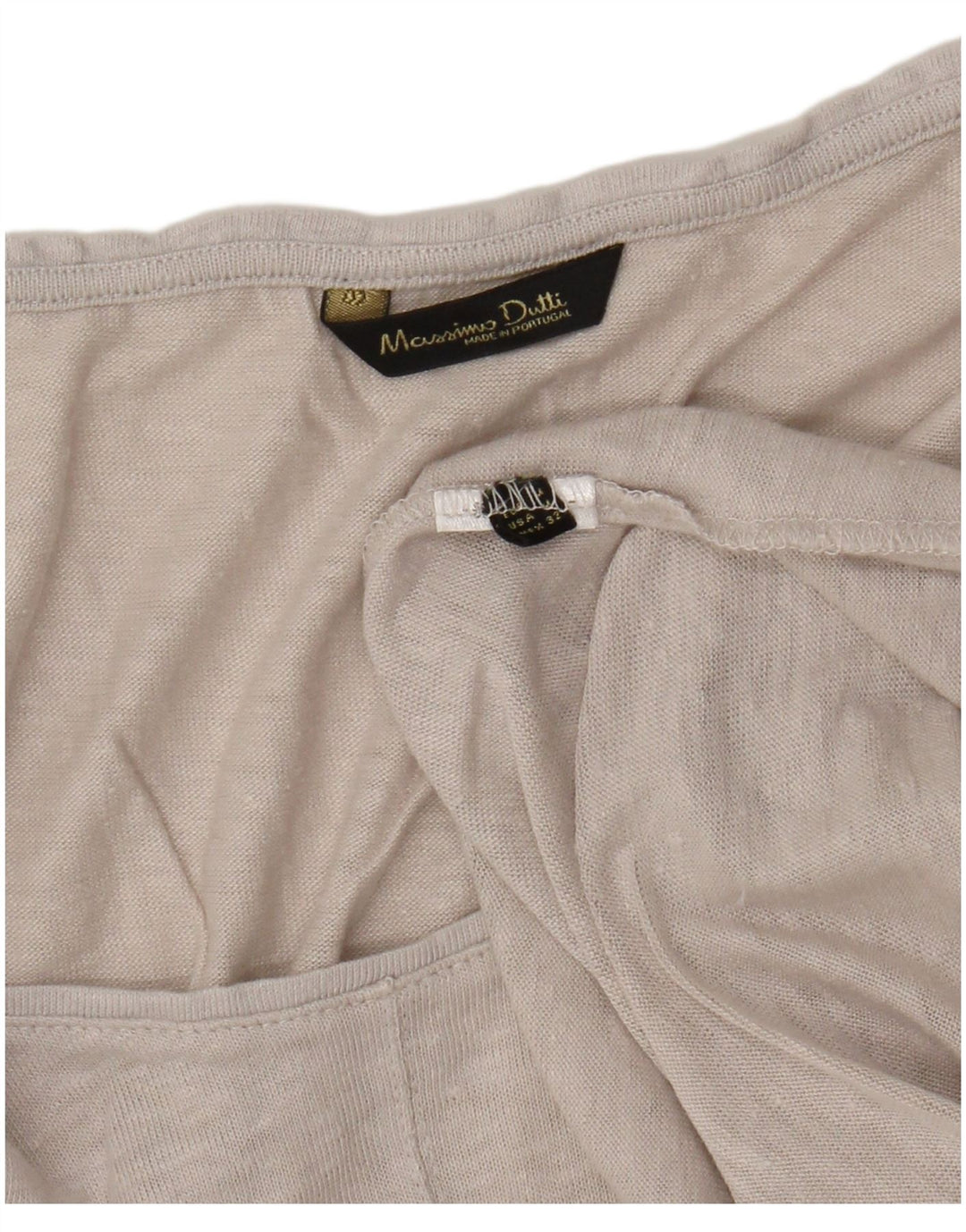 Damska bluzka oversize Massimo Dutti UK 14 średni beż