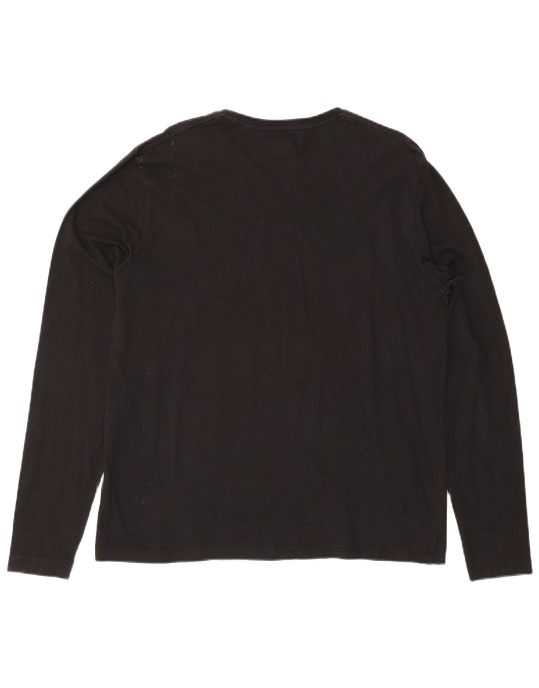 Jack Wills Męski top z długim rękawem XL, czarny, bawełniany