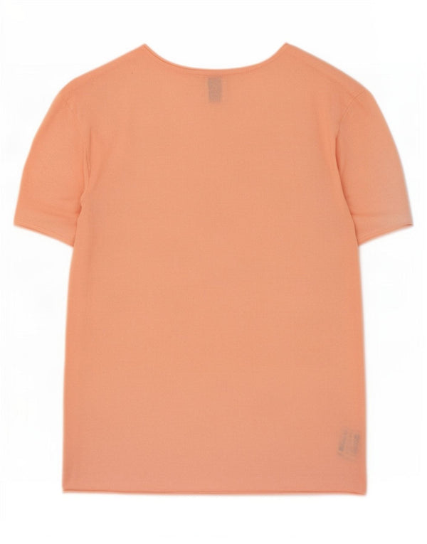 Zara Mens T-Shirt Top Small Pink Cotton