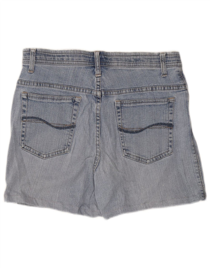 Damskie spodenki jeansowe LEE US 10, duże, W34, niebieska bawełna