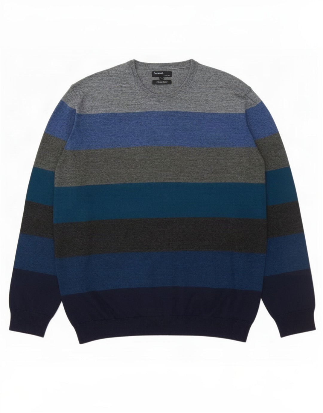 Marks & Spencer Męski sweter z okrągłym dekoltem i autografem, 2XL, wielokolorowy
