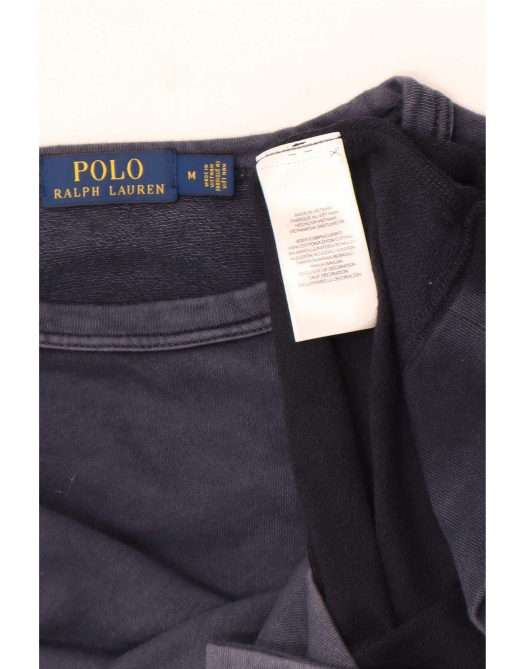 Bluza męska Polo Ralph Lauren, sweter, średni, granatowy, bawełniany