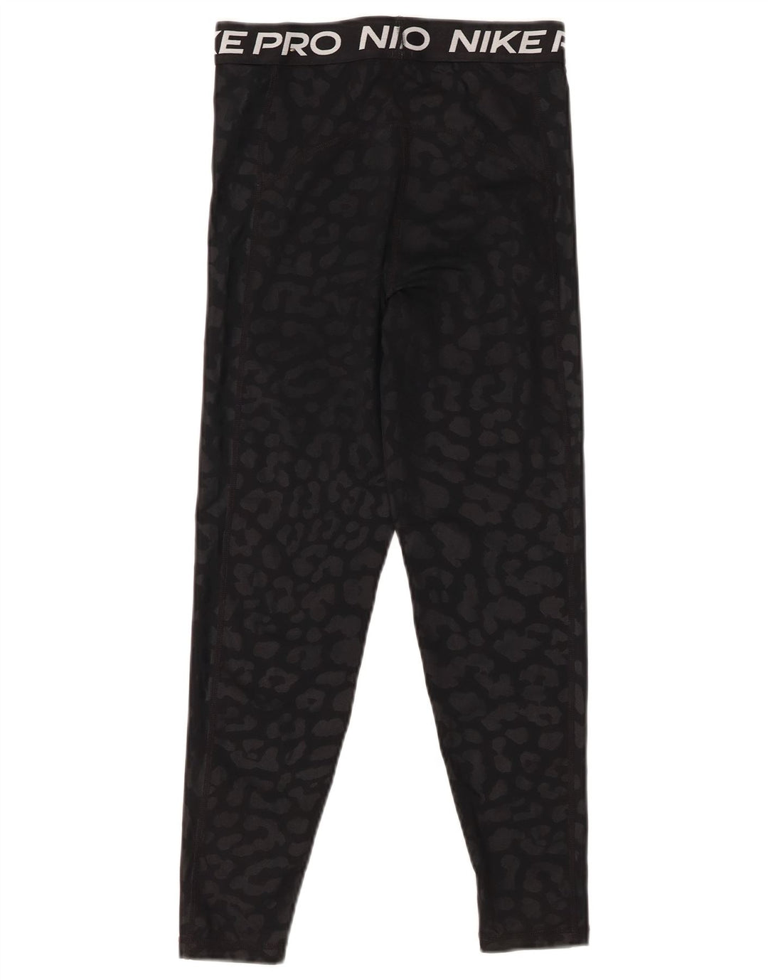 Damskie legginsy Nike Graphic Capri UK 8, małe, czarne, poliestrowe z nadrukiem zwierzęcym