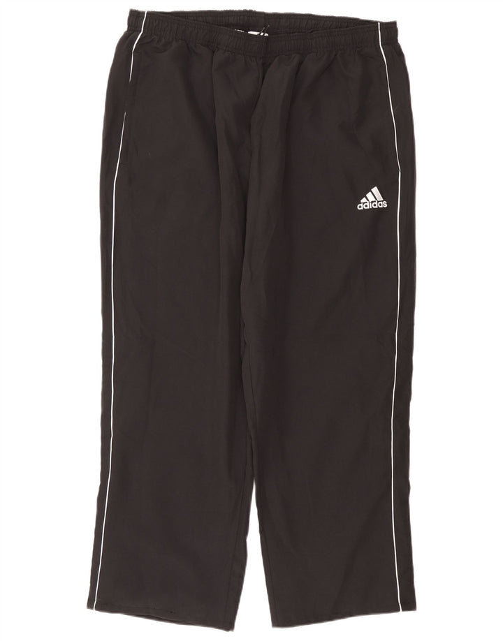 Męskie spodnie dresowe Adidas 2XL, czarny poliester