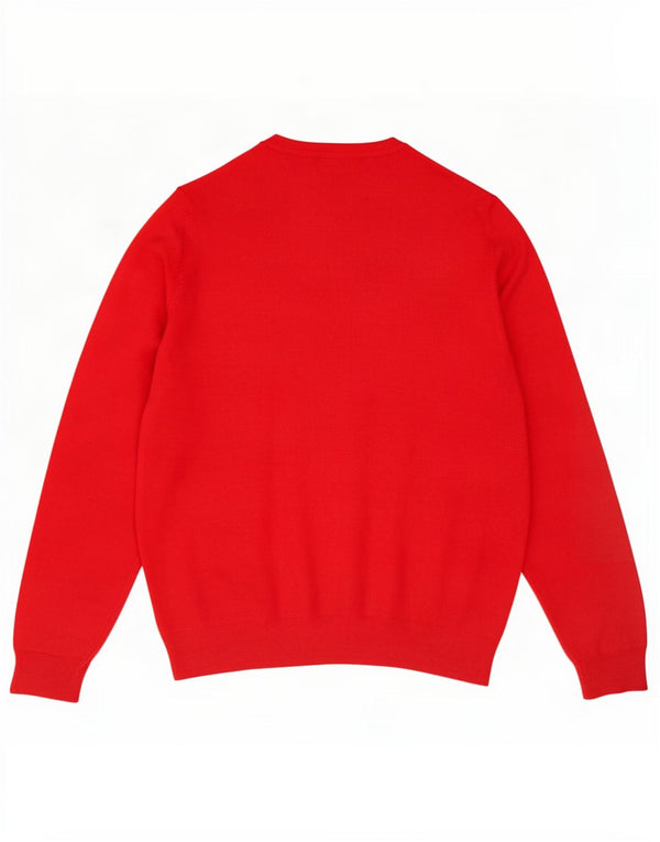 Marks & Spencer Damski sweter kardigan UK 22 3XL Czerwona wiskoza