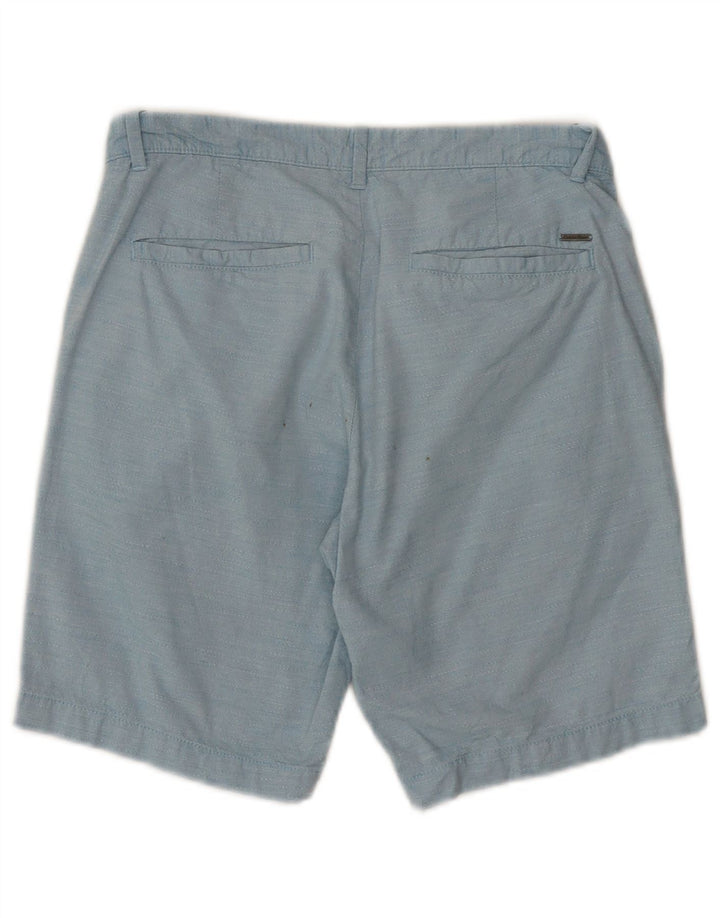 Męskie spodenki Chino Calvin Klein W29 Small, niebieskie, bawełniane