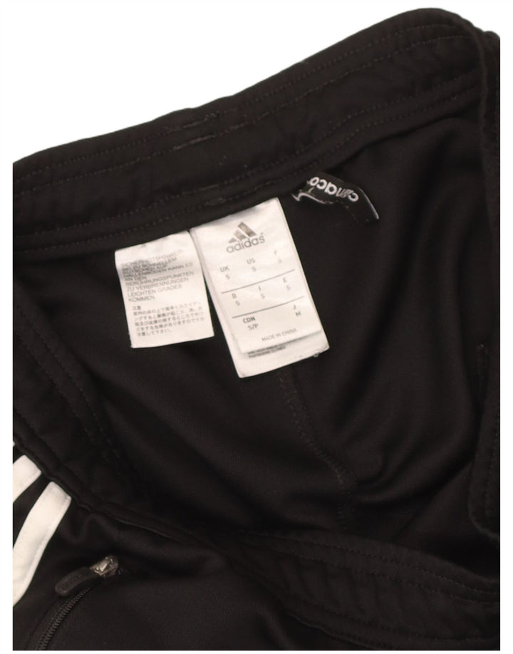 Męskie spodnie dresowe Adidas Climacool, małe, czarne, z blokami kolorów, z poliestru