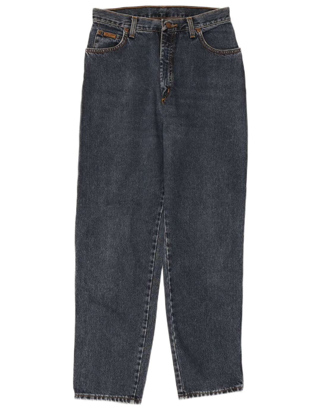 Damskie jeansy z wysokim stanem WRANGLER W31 L30, niebieska bawełna