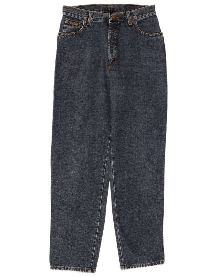 Damskie jeansy z wysokim stanem WRANGLER W31 L30, niebieska bawełna