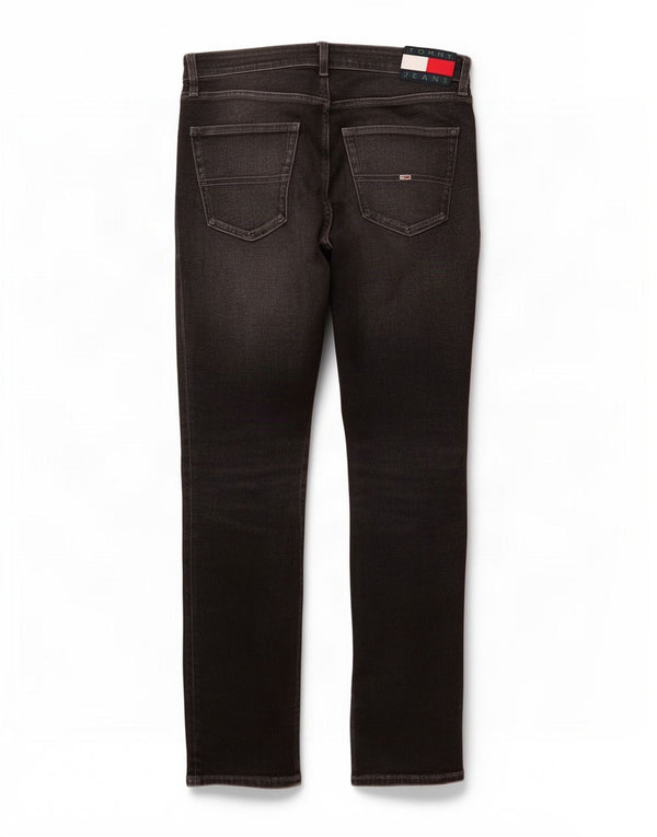Tommy Jeans Męskie Scanton Slim Jeans W32 L34 Czarna bawełna