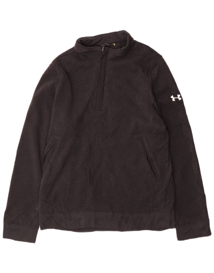 Męska bluza z zamkiem błyskawicznym Under Armour XL, szary poliester
