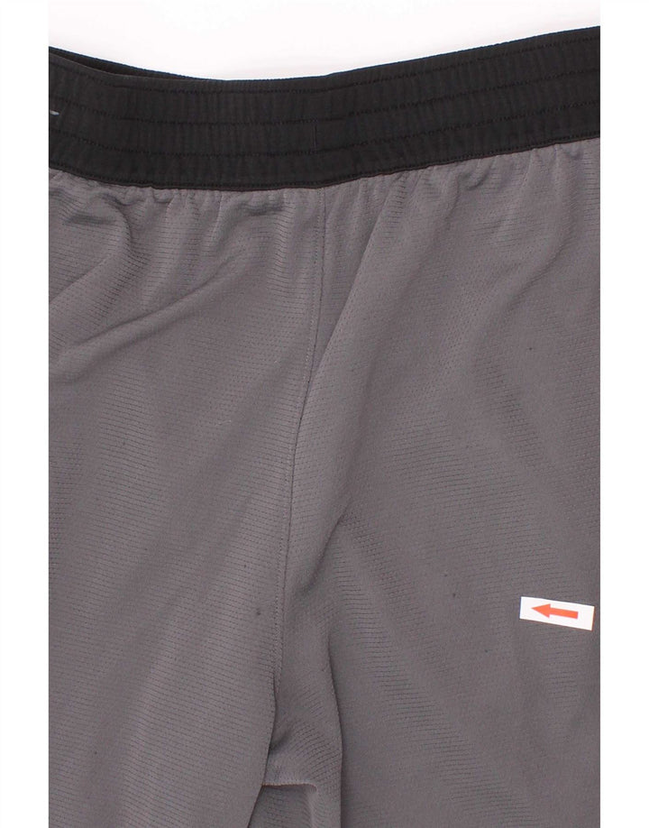 Chłopięce spodenki sportowe Nike Dri Fit z grafiką, duże, szare, 12-13 lat, z poliestru