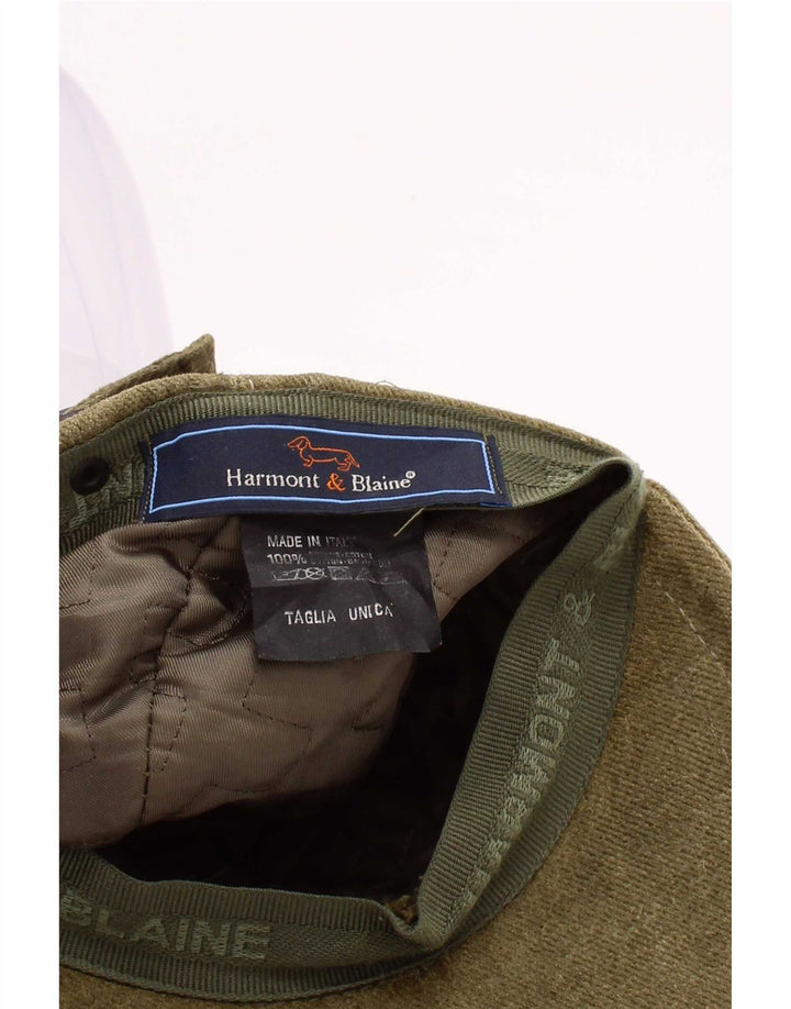 Męska czapka Harmont & Blaine Jeden rozmiar Khaki Cotton