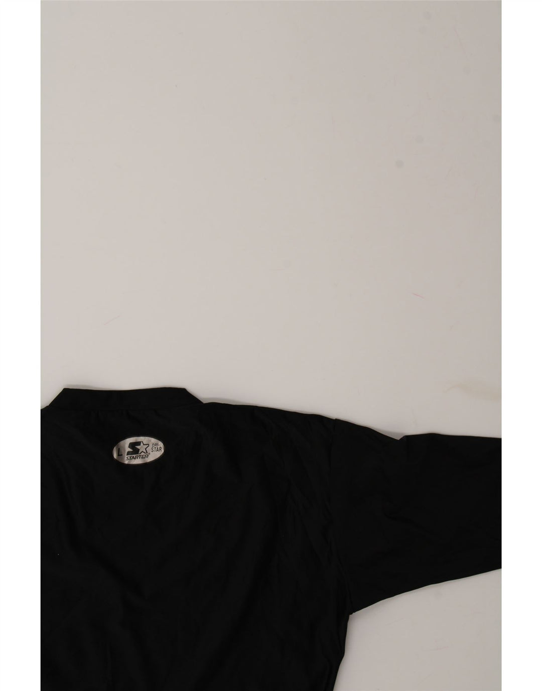 STARTER Womens Top Long Sleeve UK 14 Large Black Polyester Vintage Starter and Second-Hand Starter from Messina Hembry 