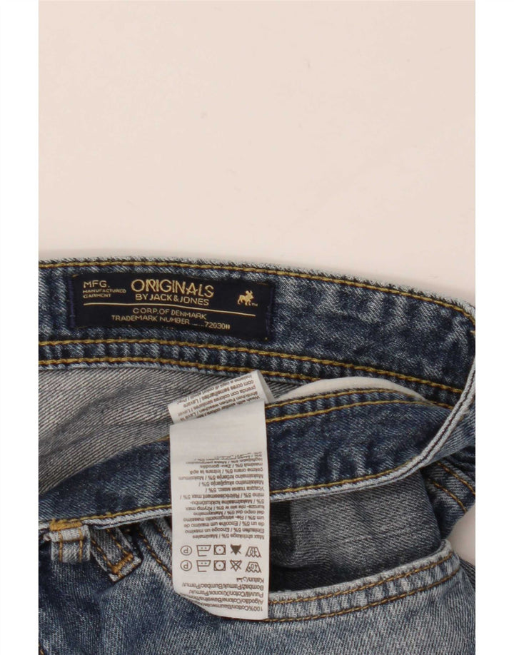 Męskie spodenki jeansowe Jack & Jones, duże, W36, niebieskie, bawełniane