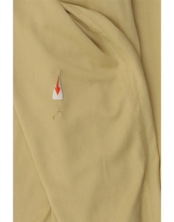 Męska koszulka Nike Dri Fit z długim rękawem XL, żółta, poliestrowa