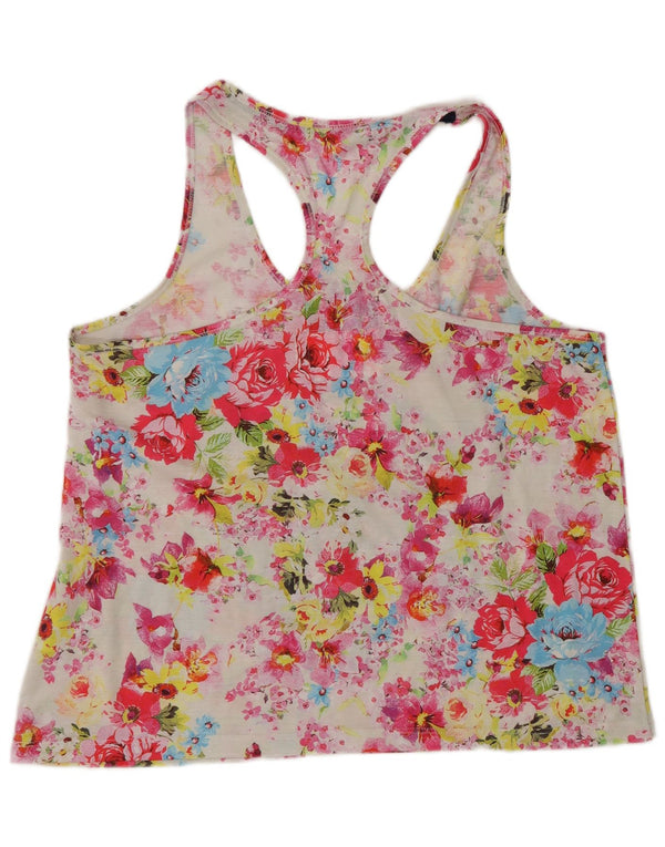 Damski top z kamizelką Superdry Graphic UK 16, duży, wielokolorowy, kwiatowy poliester