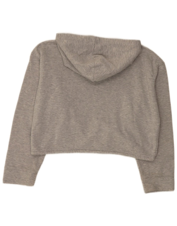 Damski sweter z kapturem Zara Trafaluc Graphic UK 10 Small Grey Flecked