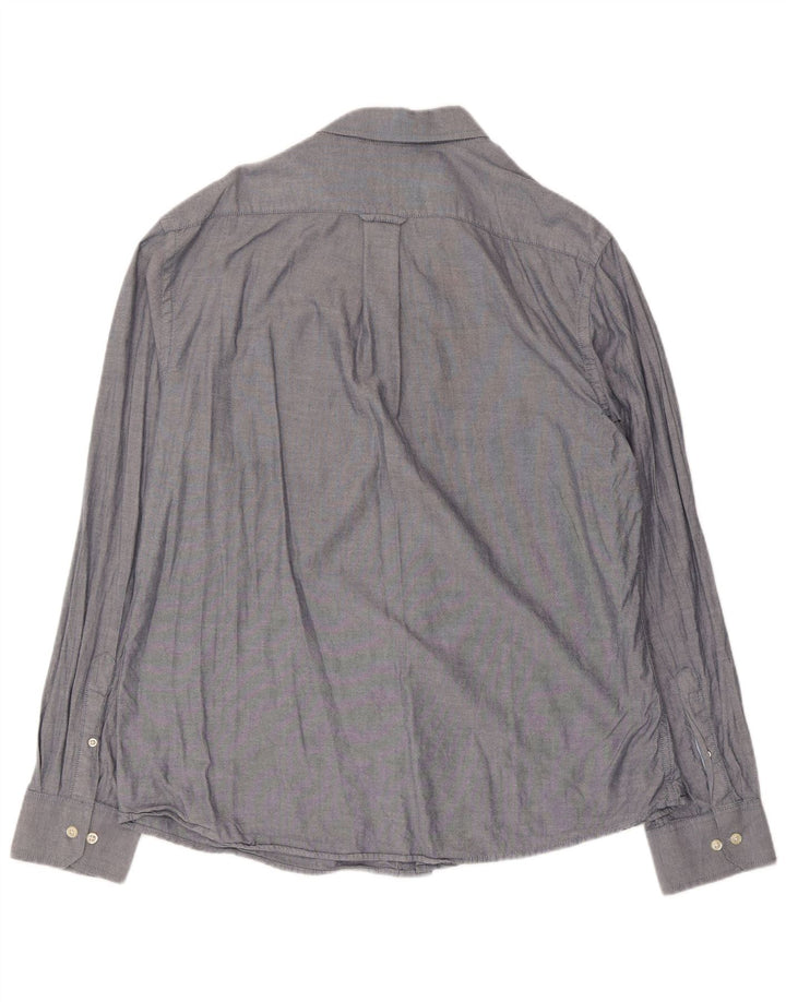 IZOD Mens Shirt XL Blue Cotton