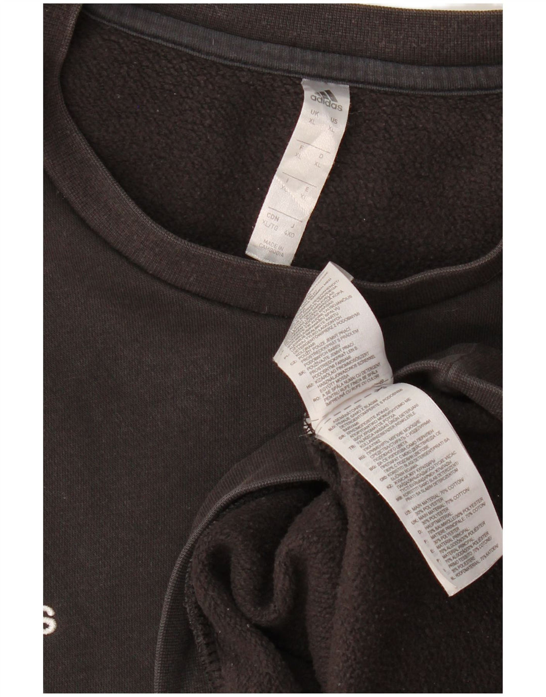 Męska bluza ADIDAS XL, czarna, bawełniana