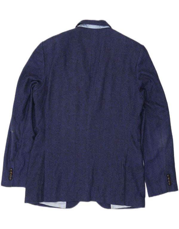 Marks & Spencer Męska marynarka o dopasowanym kroju UK 40, duża, granatowa