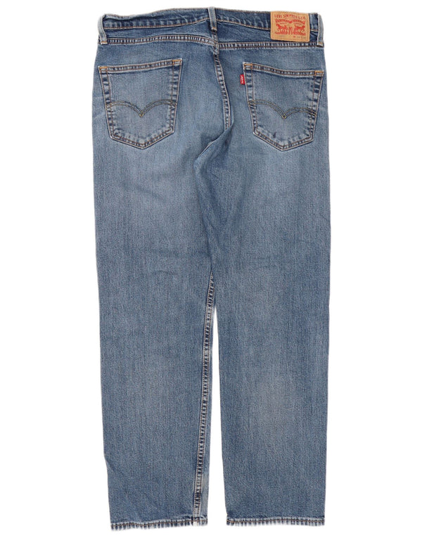 Męskie jeansy Levi's 505 Regular Straight W34 L30 Niebieskie bawełniane