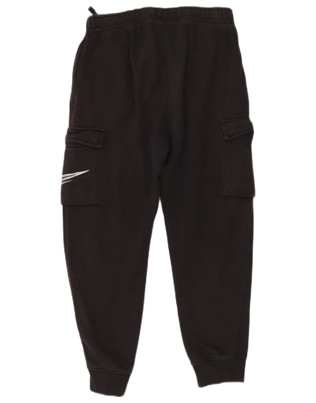 Męskie spodnie dresowe Nike Graphic Cargo Joggers, średnia czarna bawełna