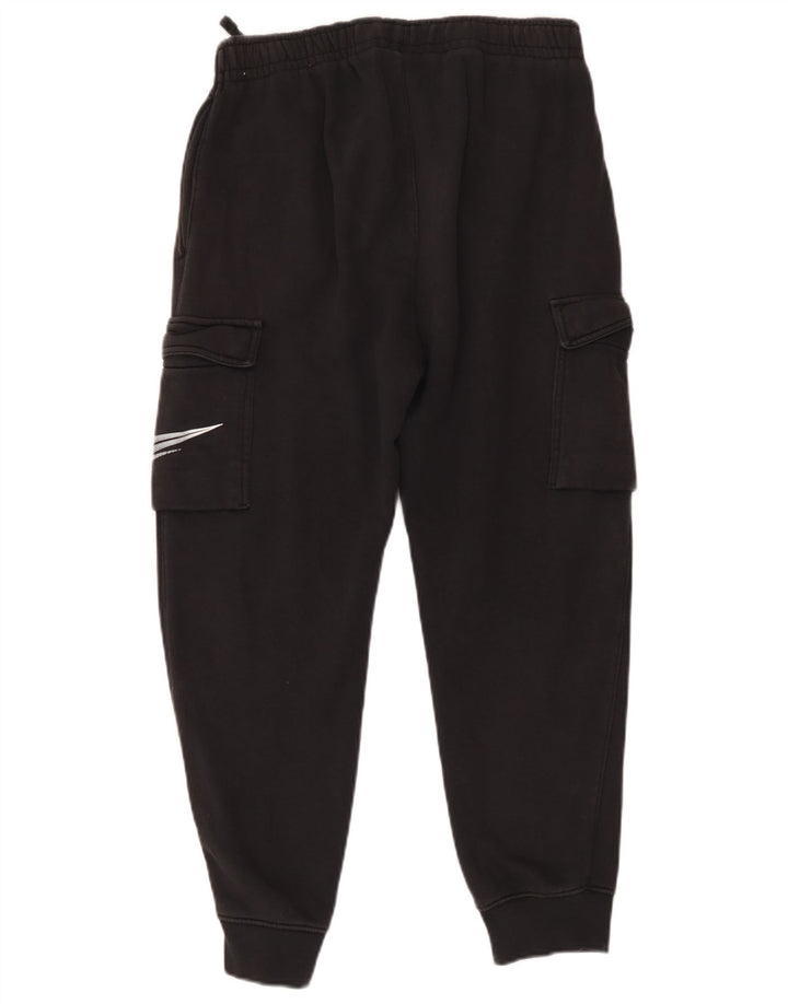 Męskie spodnie dresowe Nike Graphic Cargo Joggers, średnia czarna bawełna