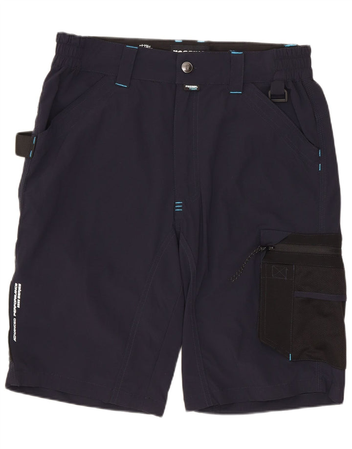 Męskie spodenki cargo VINTAGE Medium W30 Granatowy poliamid
