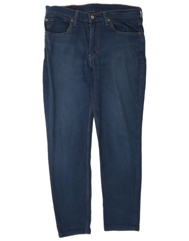 Męskie jeansy LEVI'S 511 Slim W34 L32 Niebieska bawełna