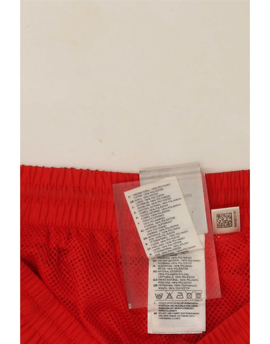 Męskie spodenki sportowe Adidas Bermuda Cargo, duże, czerwone, nylonowe