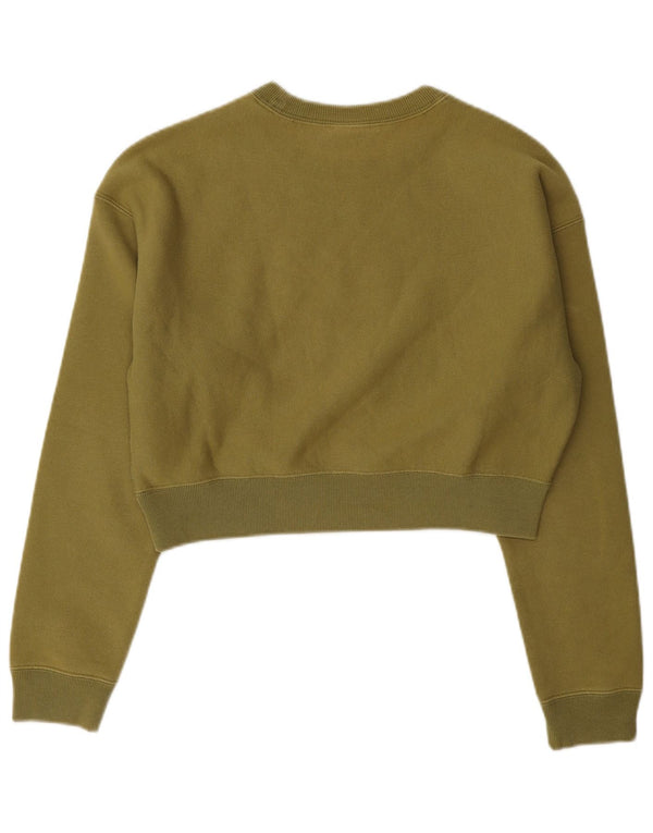 Damska bluza Champion Crop Graphic Oversize UK 6 XS Khaki