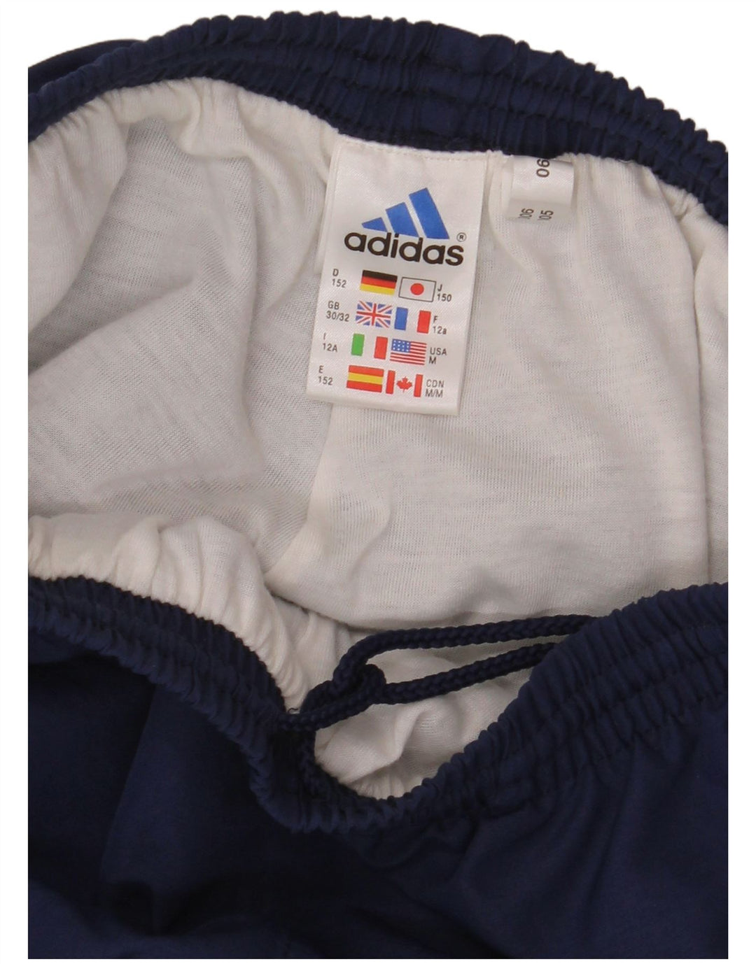 Spodnie dresowe chłopięce Adidas 11-12 lat, granatowe, poliestrowe