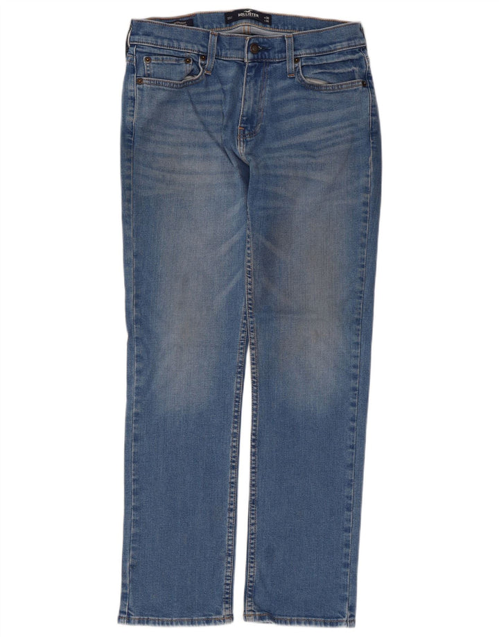 Dżinsy damskie Hollister Slim Straight W30 L30 Niebieskie