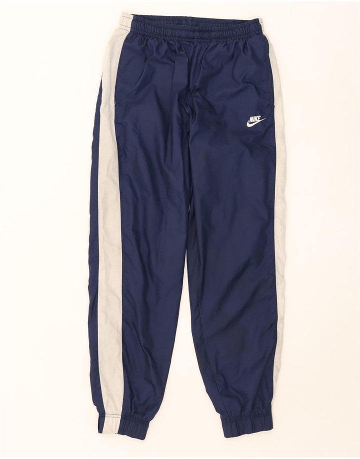 Męskie spodnie dresowe Nike, joggery, średni granat, blok kolorów
