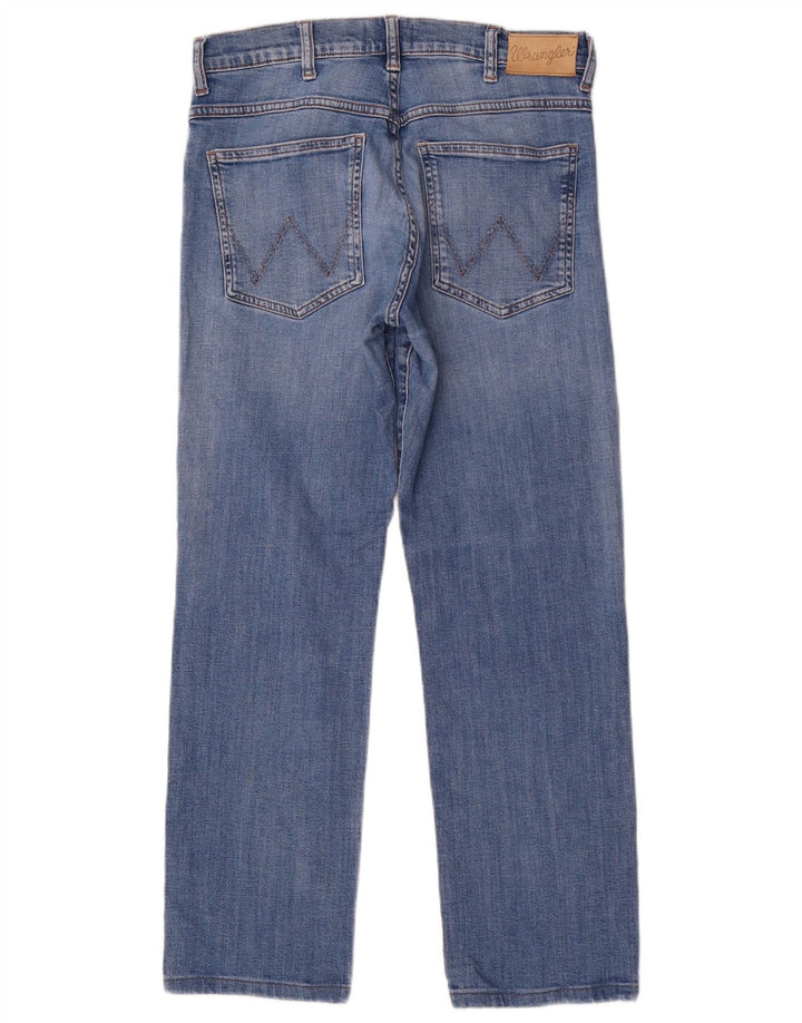 Damskie jeansy Wrangler Straight W30 L28 Niebieskie